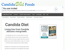Tablet Screenshot of candidafood.com